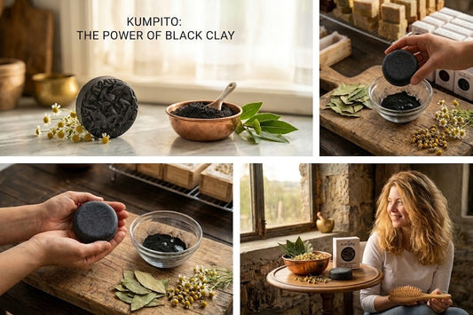 The power of Black Clay Kumpito Handmade Soap